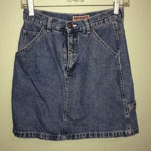 Girls denim jean skirt